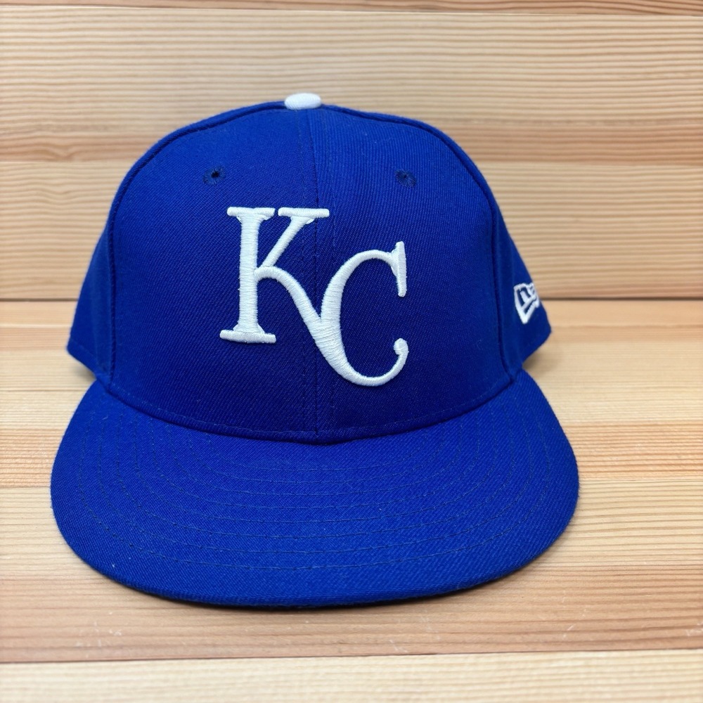 Kansas City Royals Fitted Hat Size 7 1/4 NEW ERA MiUSA Official On Field Cap
